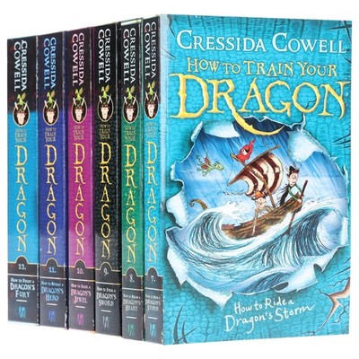 How To Train Your Dragon 6 Books (7-12) by Cressida Cowell - Age 9-14 - PB