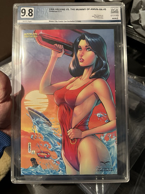 Zenescope: VAN HELSING VS. THE MUMMY OF AMUN-RA #5 - PGX 9.8 Debalfo