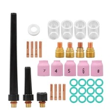 37 Pcs TIG Welding Torch Gas Lens Kit for DB SR WP 9 20 25 Tig Welding Torch