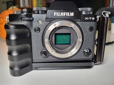 Fujifilm X-T3 with battery grip, EF-X8 flash, FD-FX adapter, L-bracket grip