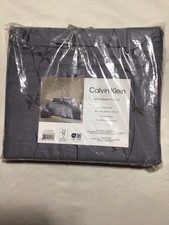 Calvin Klein Wildflower Queen Cotton Duvet Cover 2 Shams Dusk New
