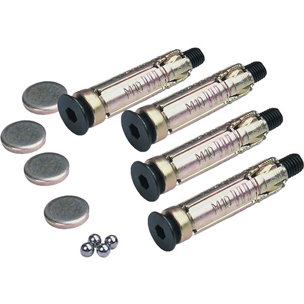 Oxford Ground Anchor Bolts Motorbike Motorcycle 4 Pack