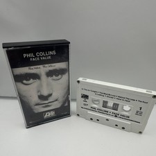 Phil Collins Face Value Album Cassette Atlantic White CS16029