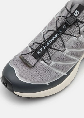 Salomon XT Pathway 2 Trail Hiking Shoes UK Size 6 Silver Capri Unise - Picture 5 of 6