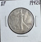 1942-S Walking Liberty Half Dollar 50C San Francisco Mint 90% Silver WWII US Coi