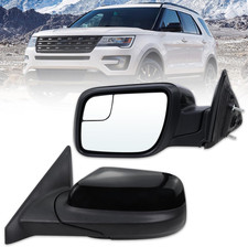 2011-19 Ford Explorer Left Driver Side Mirror Manual Folding Power Glass Compati