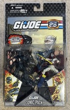 G.I. Joe Comic Pack 25th Anniversary Snake Eyes vs Storm Shadow 2007 RARE