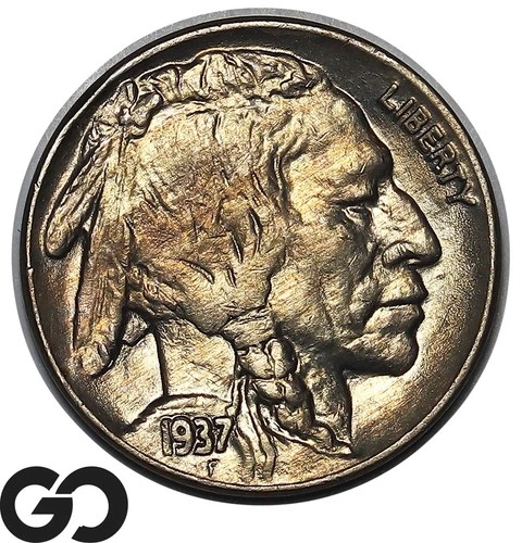 1937 Buffalo Nickel, Solid Gem BU++