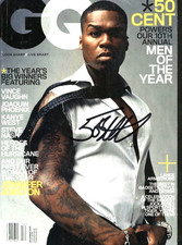 50 Cent Signed•GQ 2005 December• Full Magazine•COA Todd Mueller Autoographs