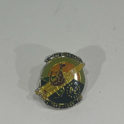 U.S. Air Force TITAN 34D D-2 Lapel Pin - "Dino" Mascot