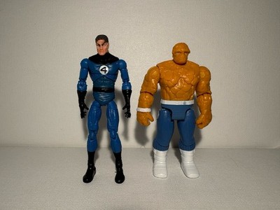 Thing Ben Grimm Marvel 3.75 Hasbro Fantastic 4 Reed Richards Legends Lot Toybiz