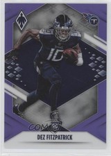 2021 Panini Phoenix Rookie Purple 10/125 Dez Fitzpatrick #130 0q3