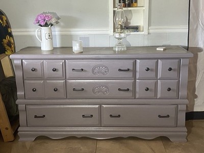 Vaughan Dresser Buffet Style 8 Drawer Pine Solid Wood