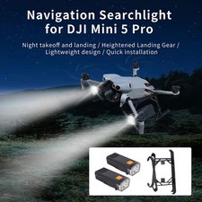 Landing Gear Dual Searchlight for DJI Mini 5 Pro Drone Night Flight Lighting