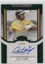 2024 Topps Tier One Talent Green Foil 14/49 Coco Crisp #T1TA-CC Auto 0st9