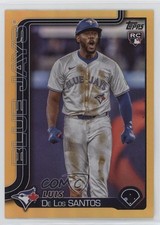 2025 Topps Series 1 Gold Rainbow 1/50 Luis De Los Santos #13 0d1z