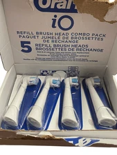 Oral-B iO Refill Brush Head Combo Pack (5 Count) New Open Box