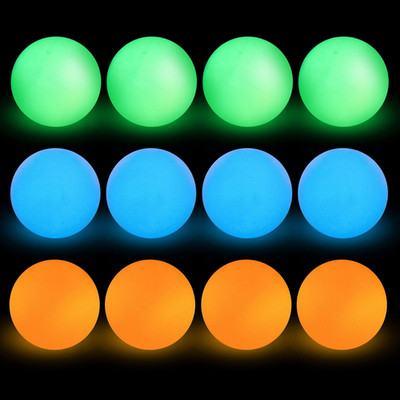 Glow in the Dark Lacrosse Ball for Indoor Outdoor Games Night Practice Training