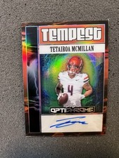 2025 Leaf Optichrome Tempest Orange Tetairoa McMillan/4 #TA-TMM