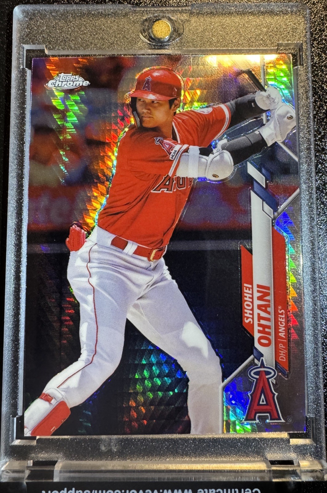 Shohei Ohtani 2020 Topps Chrome Hyper Prism Refractor #21