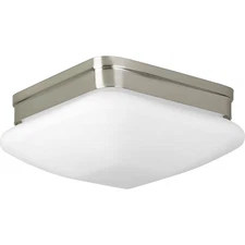 Progress Lighting Appeal Light 9-in Brushed Nickel Flush Mount Light P3549-09