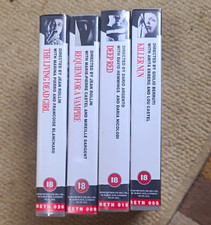 Redemption VHS Bundle (4) PAL Horror 18: Requiem/Killer Nun/Living Dead/Red