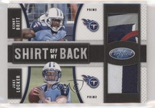2011 Certified Shirt Off My Back Combos Prime 11/25 Jake Locker Kenny Britt 4r6