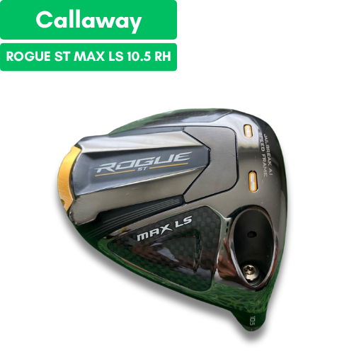 Callaway ROGUE ST MAX LS 10.5 degree Driver Head Only RH w/Headcover USED Japan