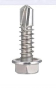 1Pcs M6" Stainless Steel Screw External Hex, USED