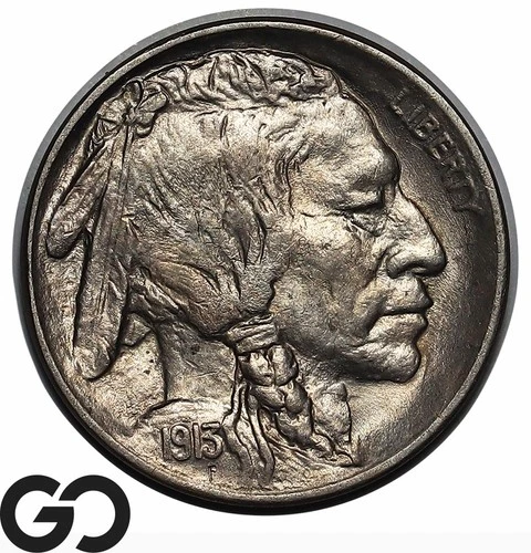 1913 Buffalo Nickel Type 1, Gem BU++