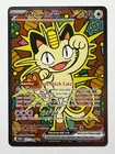 Pokémon Meowth Ex Special Illustration Rare Holo SIR Perfect Order 121/088