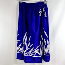 Vintage Sandcastle Wrap Skirt Swim Cover New Dead Stock Medium Royal Blue NWT