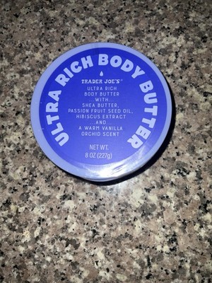 Trader Joe's Ultra Rich Body Butter With Warm Vanilla Orchid Scent 