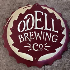 Odell Brewing Co LED Lighted Beer Sign 3D Dimmer Fort Collins CO 21”