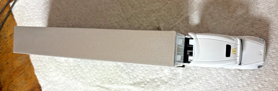 Vintage 1994 McDonald's "Contents Inside:Fresh" Volvo Tractor Trailer w/orig box - Image 4 of 4