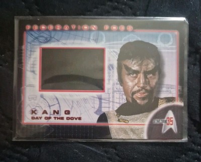 Star Trek TOS 35th Anniversary Federation Foes FF3 Cel Trading Card - Kang