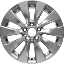 17x7.5 10 Spoke Refurbished Aluminum Wheel Painted Silver 560-64047