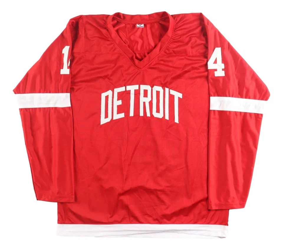 Camiseta deportiva de hockey roja firmada por Brendan Shanahan Detroit BAS Foto 3 de 3