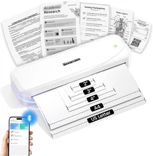 Phomemo M833 Thermal Printer Portable Mobile Inkless Printer for A4/USLetter LOT