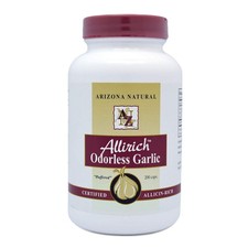Arizona Natural Allirich Odorless Garlic Soft-Gels – Allicin-Rich