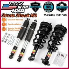 4Pack Rear+Front Shock Struts &MagneRide Fit 2007-14 Cadillac Escalade Tahoe GMC