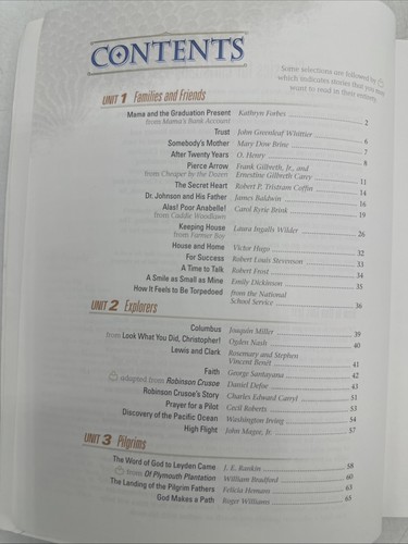 Abeka Of People Literature 7th Grade Textbook Language Arts Series Fifth Edition - Picture 4 of 17