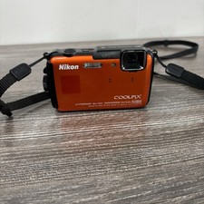Nikon COOLPIX AW110 fotocamera digitale impermeabile (per ricambi o riparazioni) arancione LEGGI