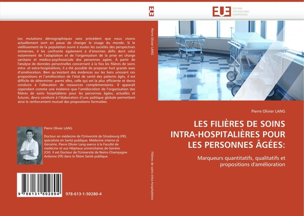 Pierre Olivier Lang | LES FiliÈRes DE Soins INTRA-HOSPITALIÈRES Pour Les...-image