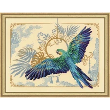 RIOLIS® Tropical Beauty Kit & Frame Counted Cross-Stitch Kit