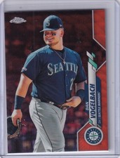 2020 Topps Chrome Baseball Dan Vogelbach Orange Refractor #25/25