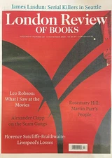 London Review Of Books Magazine November 06, 2025 Free Shipping Brand New