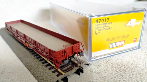 47017, Brawa, Schwerlastwagen Samms , DB, EP V, OVP, wie Neu | Zustand: Gebraucht