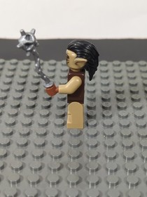 Lego Lord of the Rings Mordor Orc Minifigure Dark Tan Goblin (Set 9476) minfig