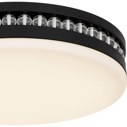 Matte Black LED Flush Mount from the Carey Collection - Picture 7 of 7